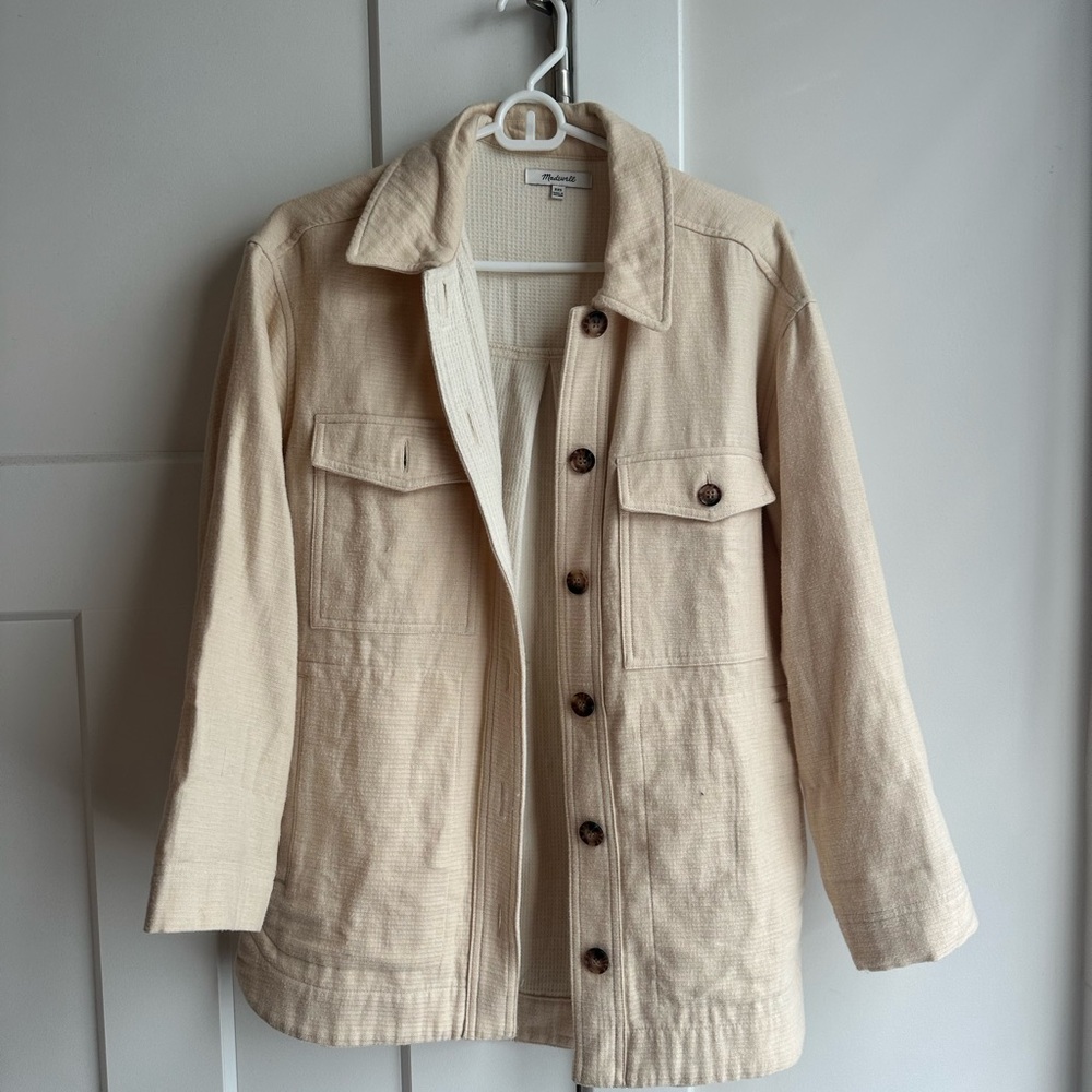 Madewell Cream Utility Jacket
